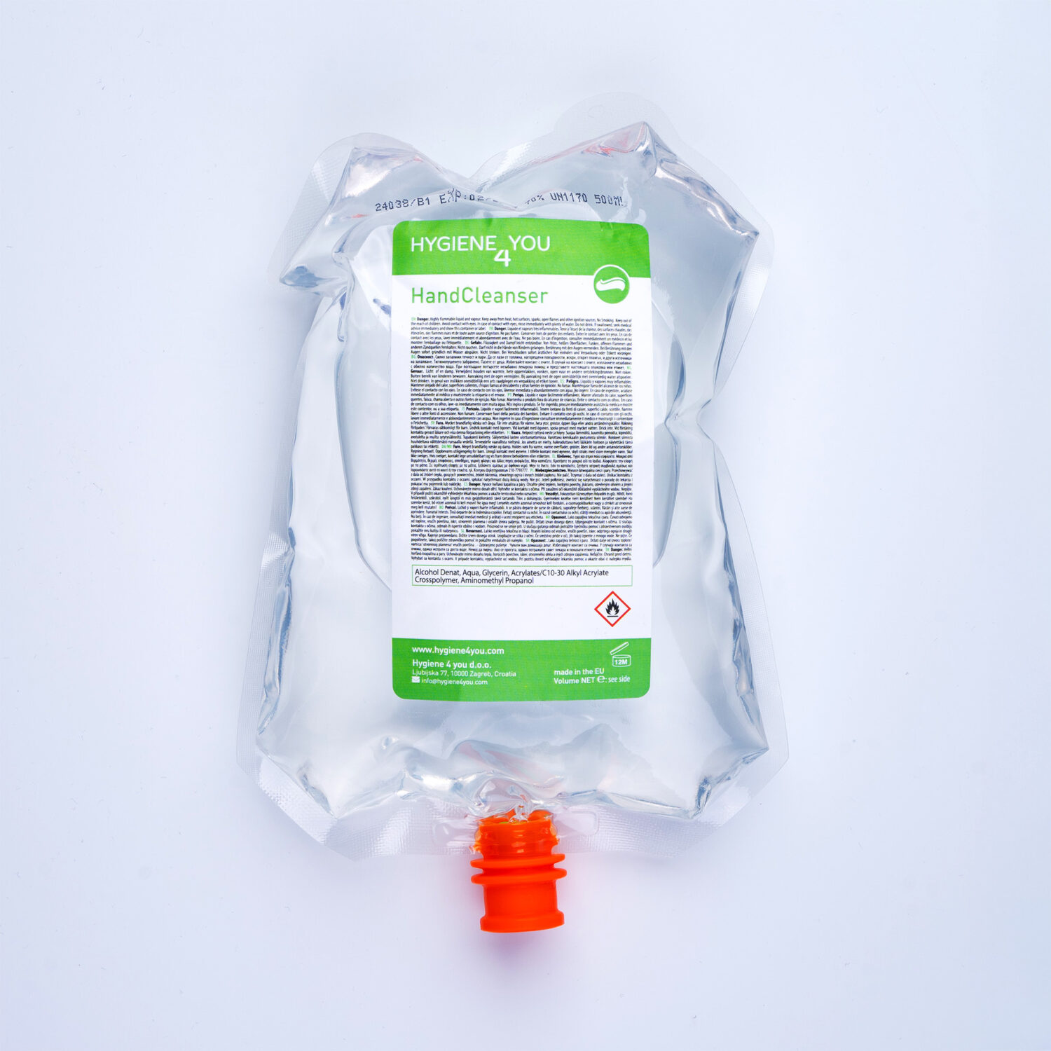 hand cleanser 500ml refill