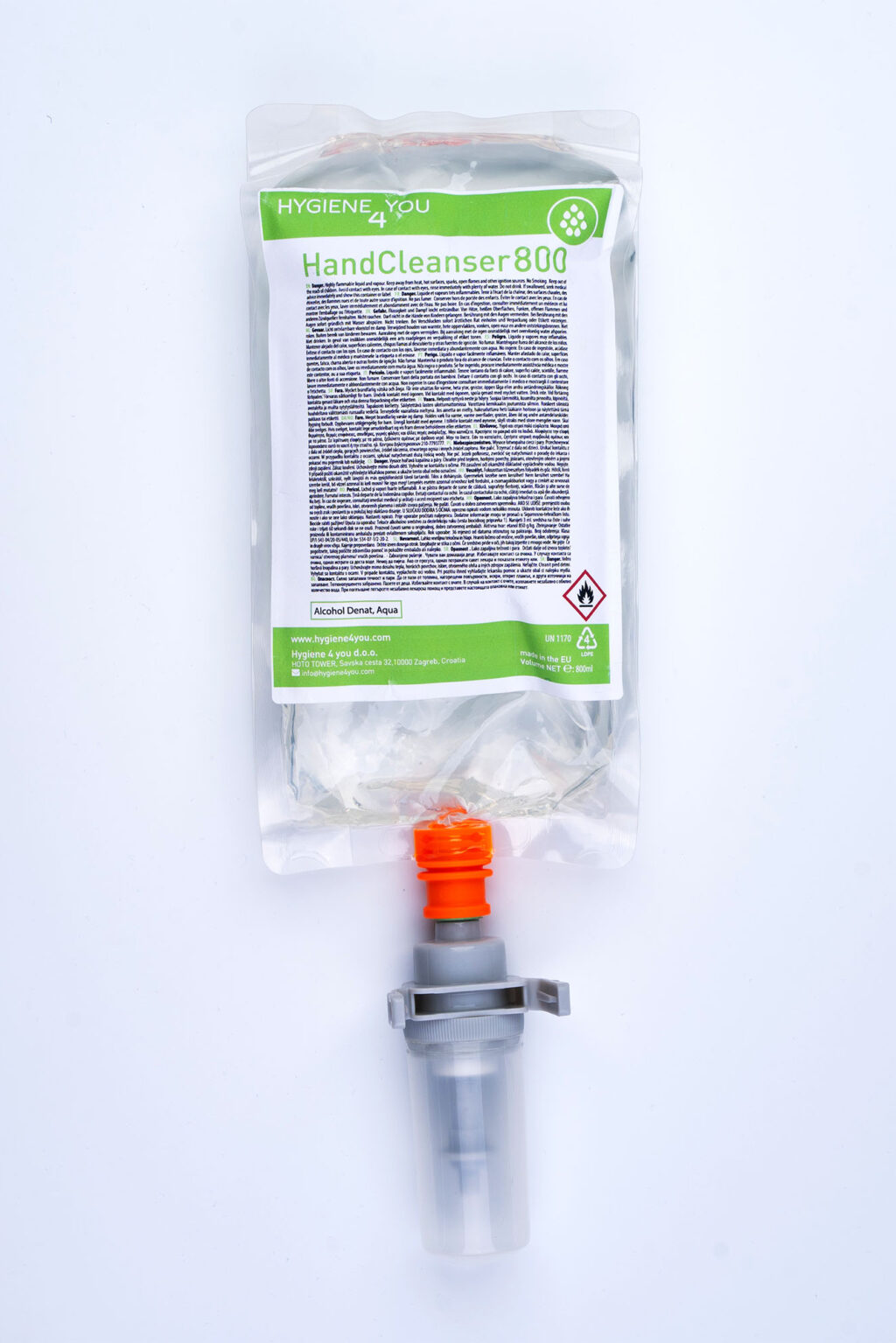 handcleanser 800 ml refill