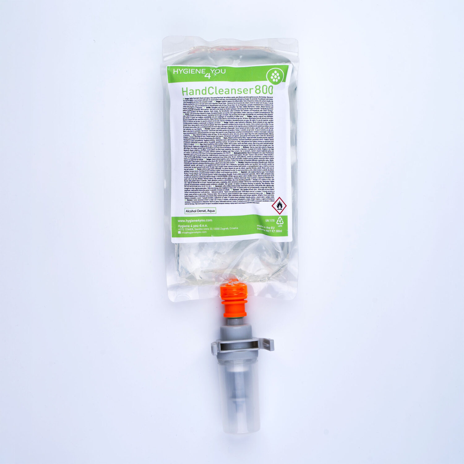 handcleanser 800 ml refill