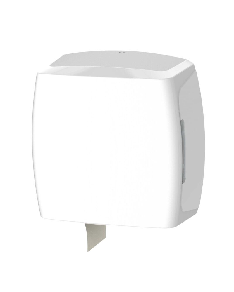 dispenser angled left